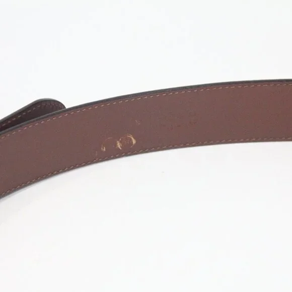 Coach Vintage Belt Men sz 38 Brown Leather Brass Buckle Classic style - Picture 7 of 10